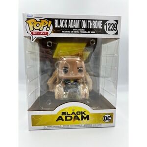 Funko Pop! Deluxe Black Adam on Throne #1239 DC‎ Comics Vinyl Figure